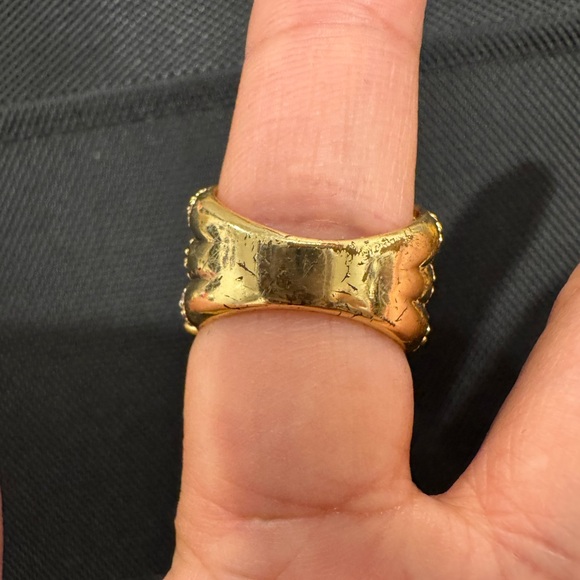 Gold Multicolor Rhinestone Ring - Picture 5 of 5